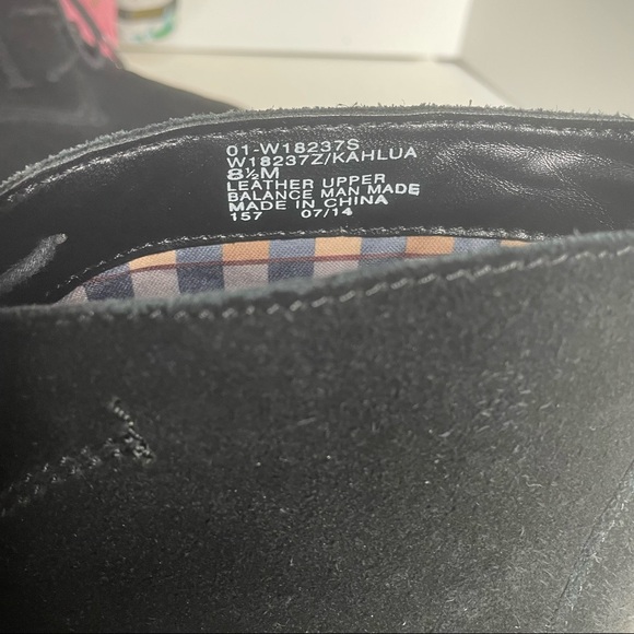 White Mountain Suede Wedge Ankle Boots 8.5 Kahlua - Picture 5 of 8